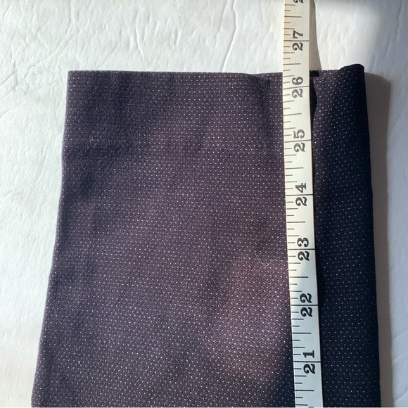 H&M Ladies Size 2 Dark Blue With Polka Dots Dress Pants - Picture 7 of 7